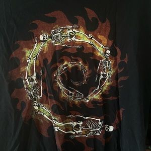 Skeletons and Flames Shirt